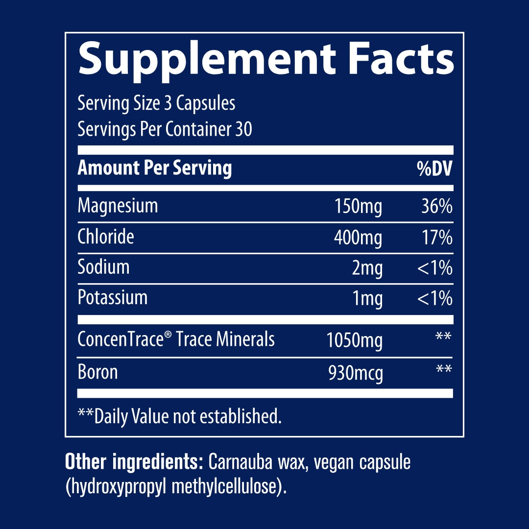 ConcenTrace® Trace Mineral Capsules