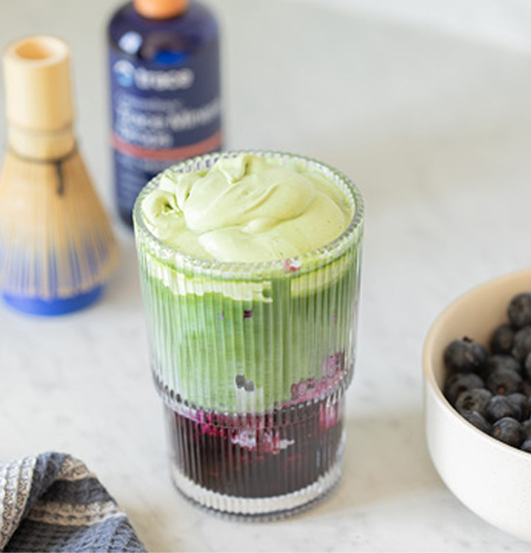 Blueberry Mineral Bloom Matcha
