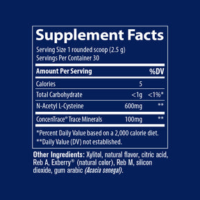 NAC Supplement - Powder| Trace Minerals