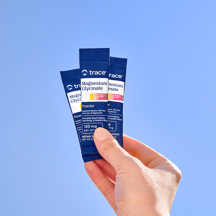 Magnesium Glycinate Powder - Stick Packs | Trace Minerals