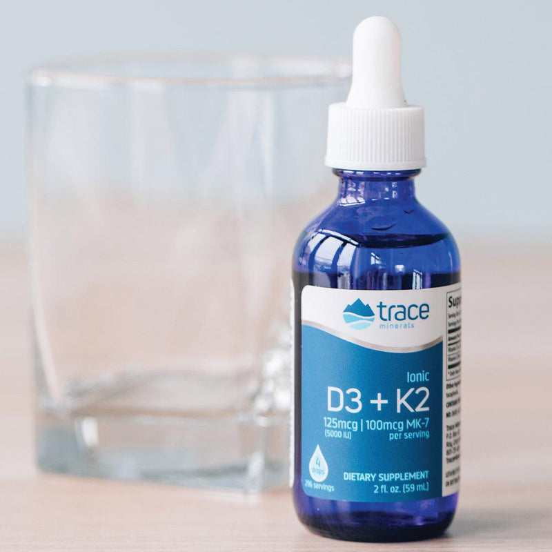 Strengthen Your Bones With Ionic D3 + K2 Trace Minerals