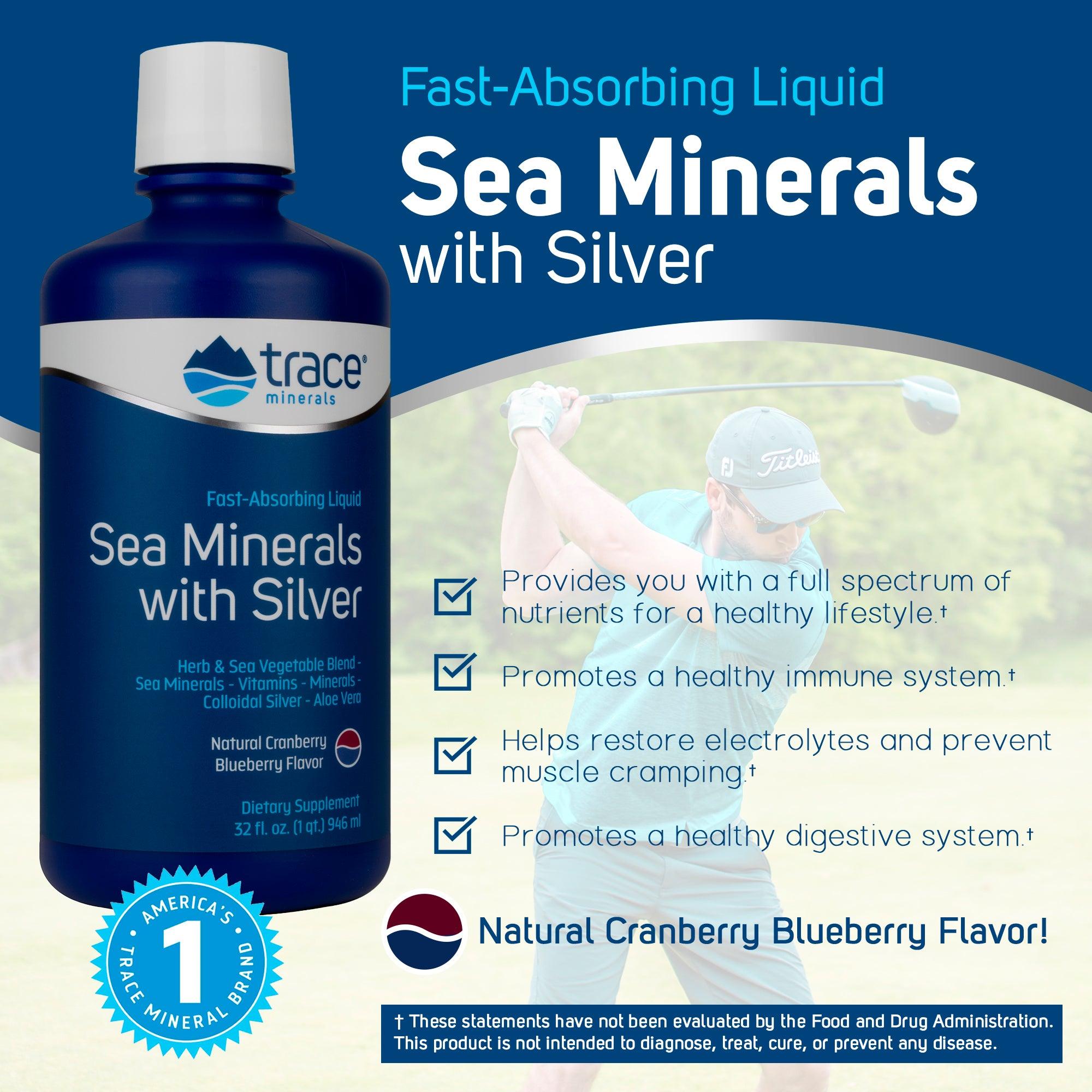 Sea Minerals with Silver - Trace Minerals